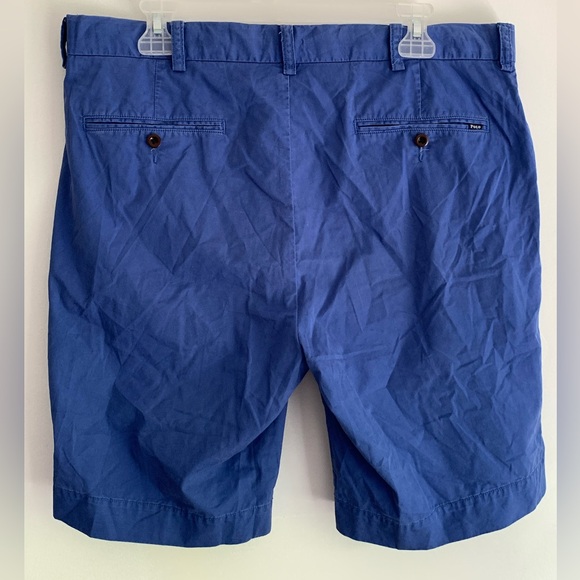 POLO RALPH LAUREN Classic Fit Men’s Pima Cotton Blend Flat Front Chino Shorts 35 - Picture 7 of 13
